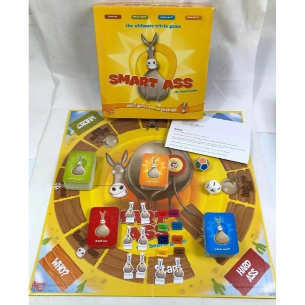 Smart Ass Trivia Game -Family Board Game by University Games NEW & Sealed